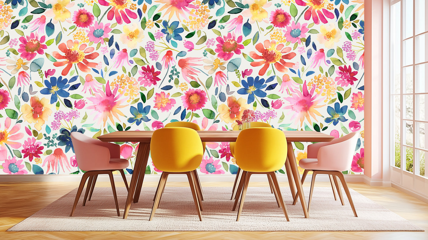 Vibrant Watercolor Floral