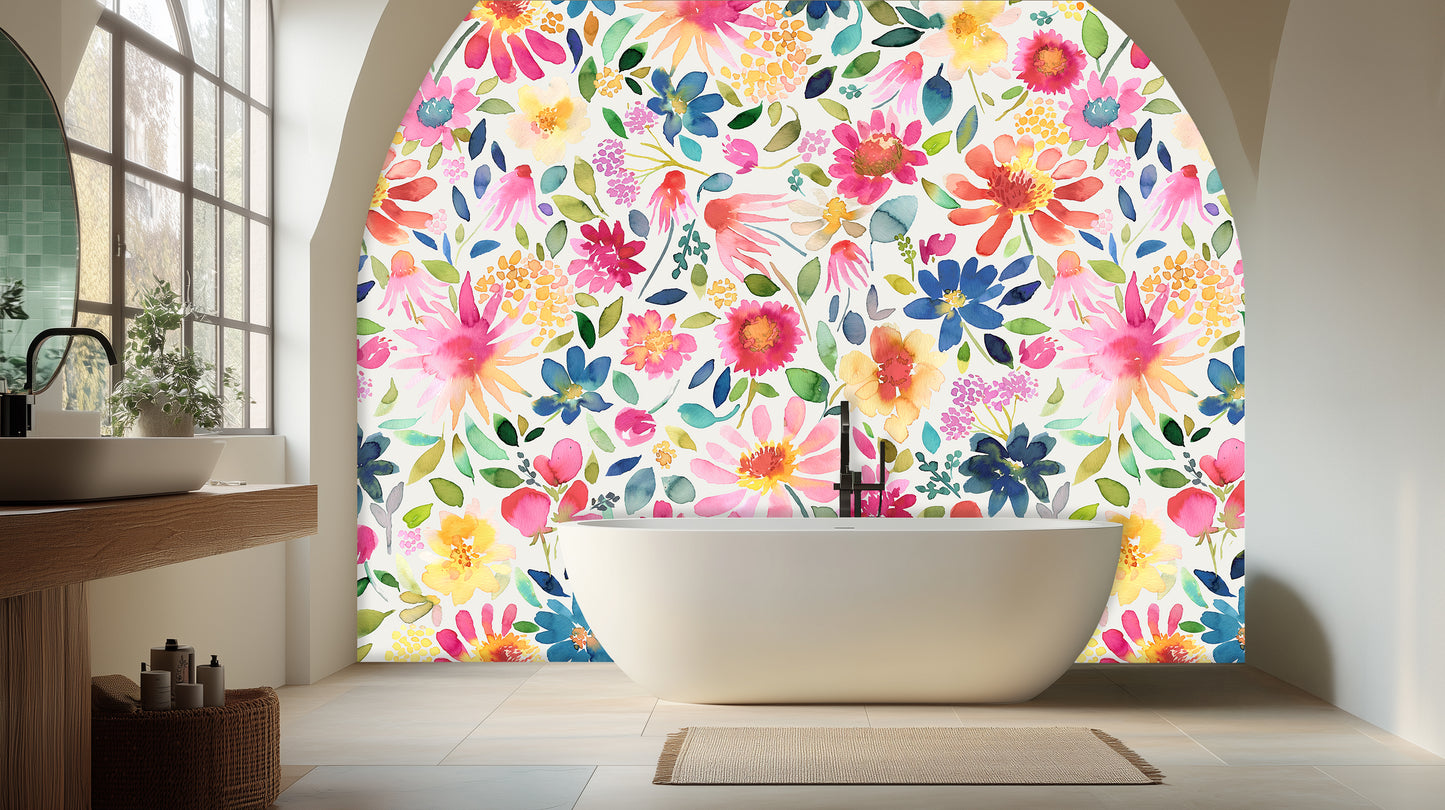 Vibrant Watercolor Floral