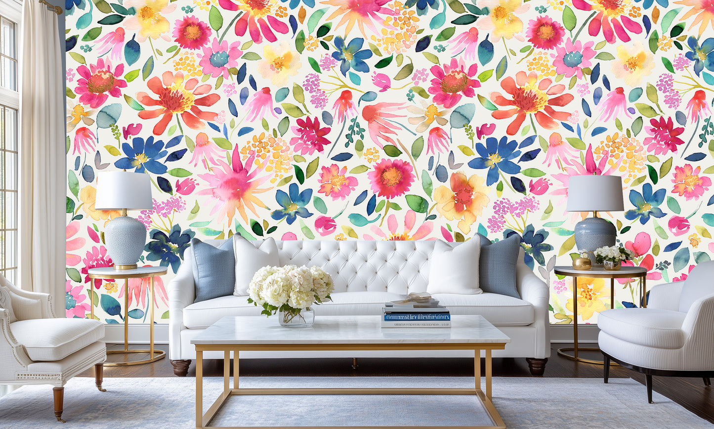 Vibrant Watercolor Floral