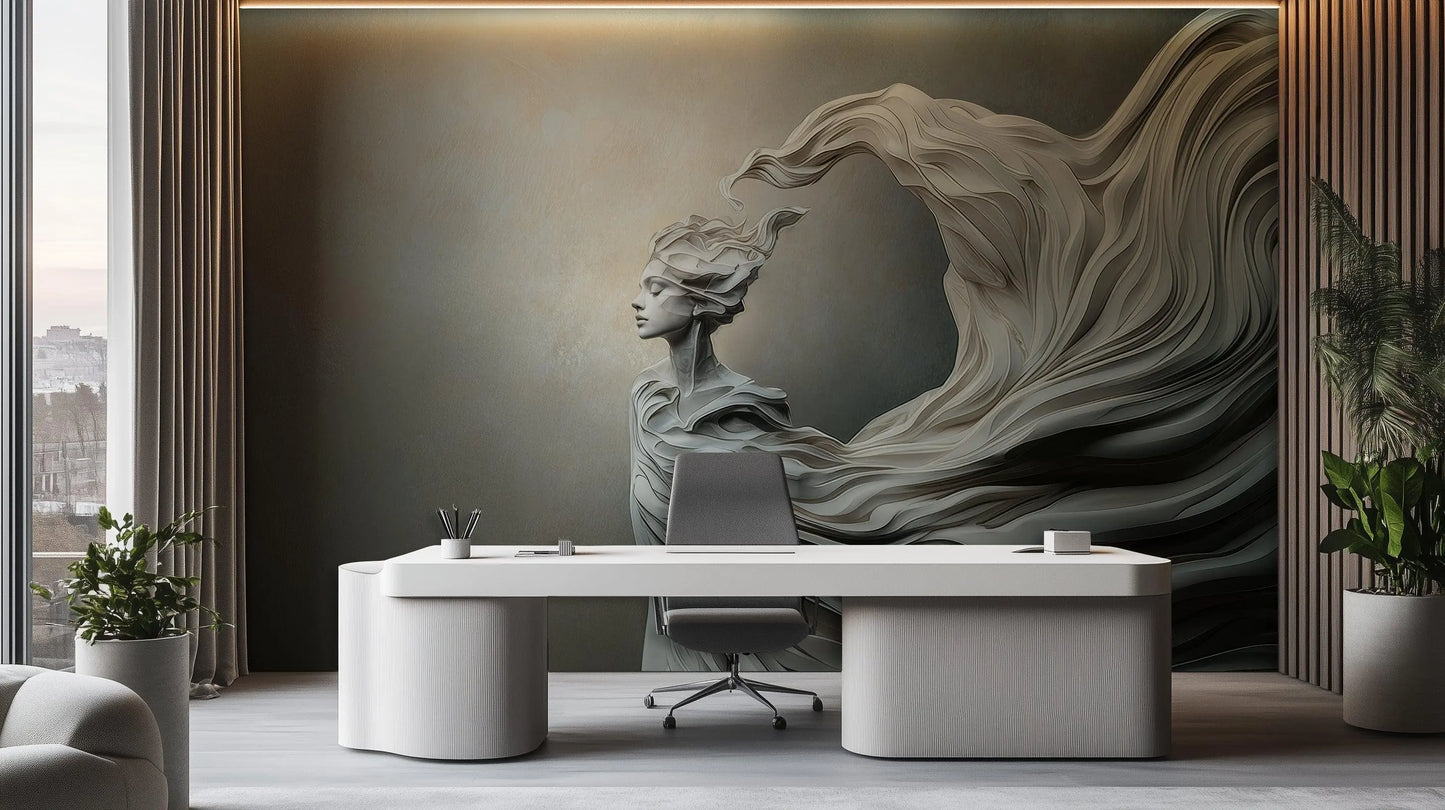 Abstract Sculpture wallpaper mural - XWALLX