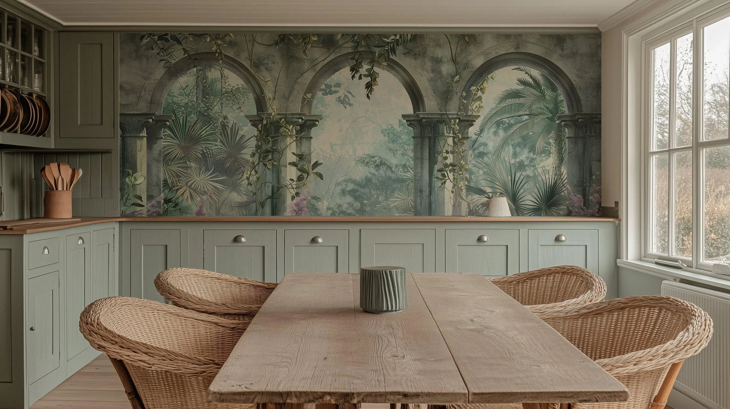 Garden wallpaper mural - XWALLX