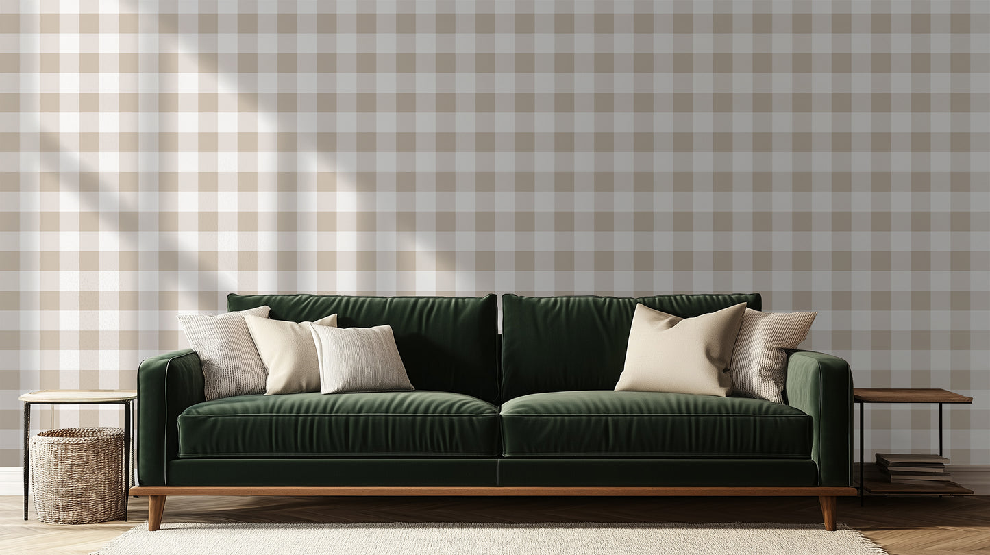 Golden Checkered Elegance wall art - XWALLX