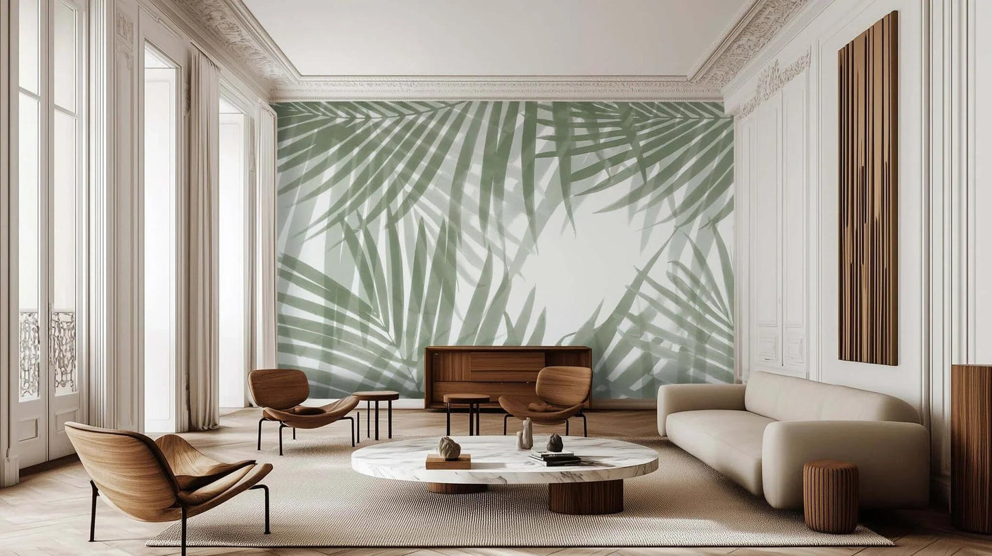 Verdant Palm Fronds Nature wall decor - XWALLX
