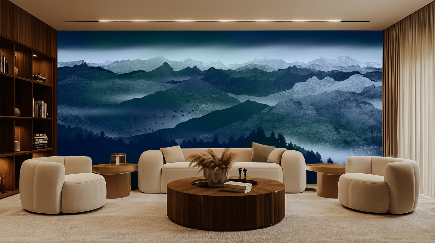 Soaring Birds Mountain wall decor - XWALLX