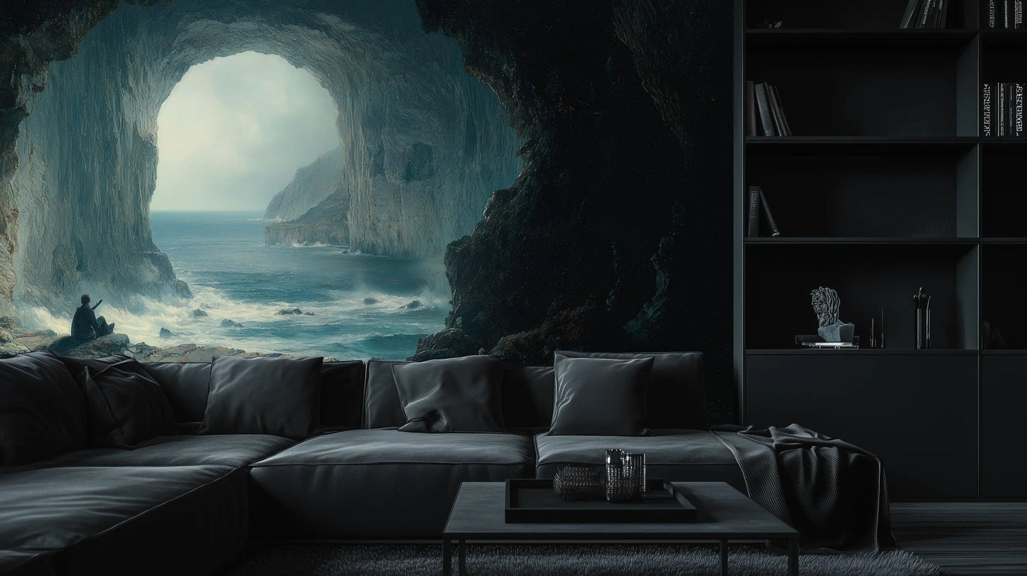 Seaside Cave wallpaper mural - XWALLX