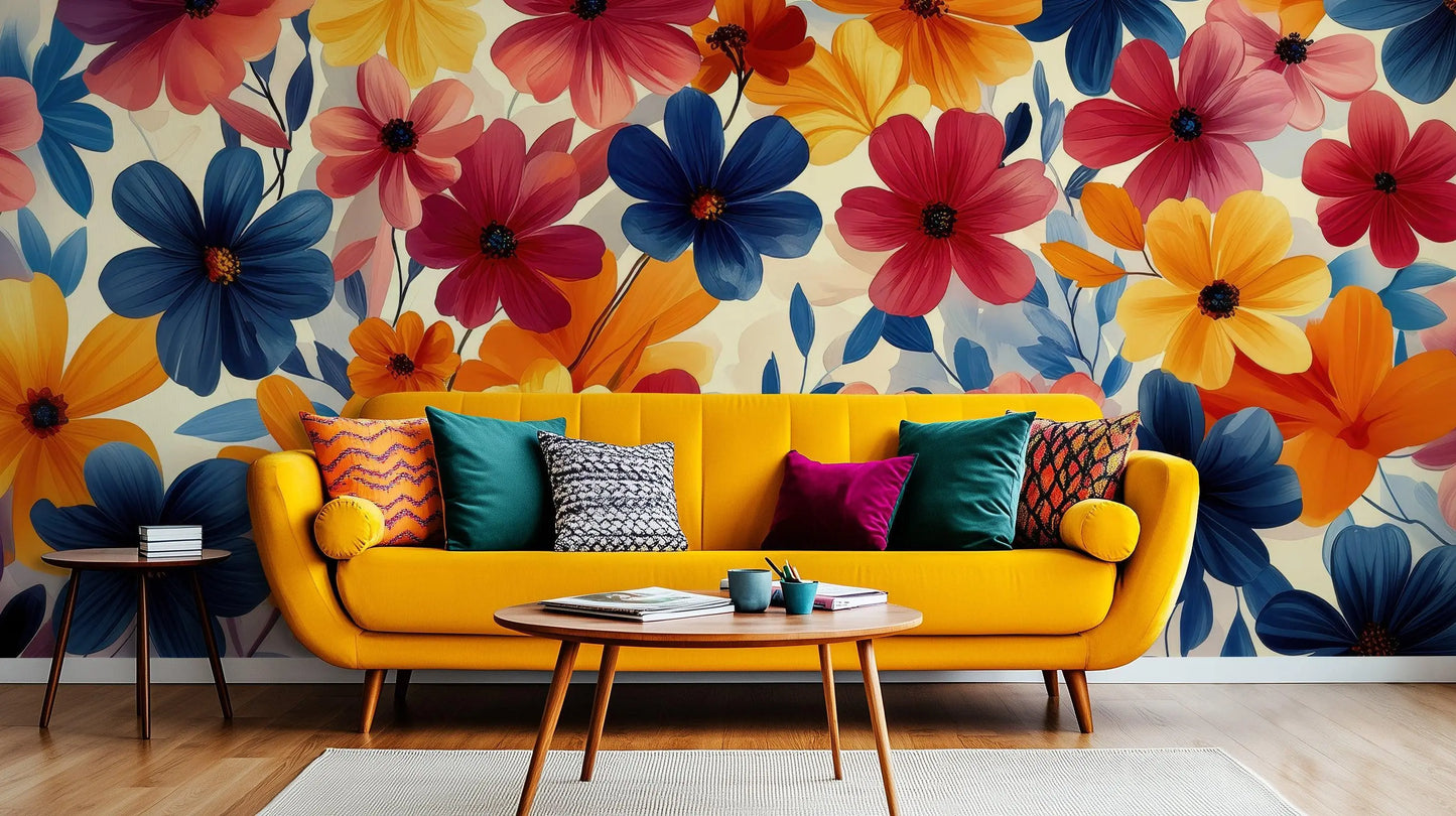 Colorful wallpaper mural - XWALLX