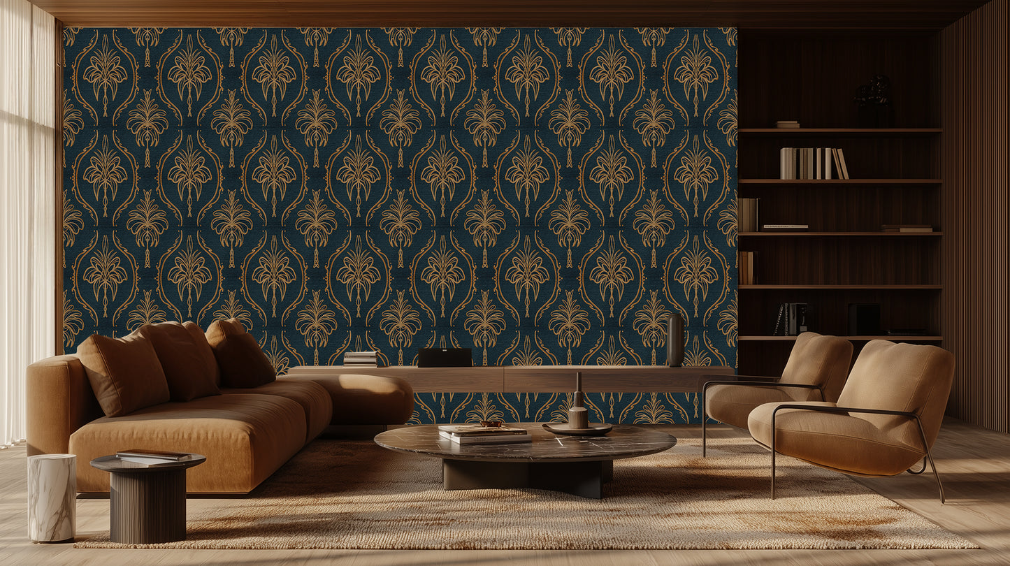 Luxurious Gold-Foliated Design wall art - XWALLX