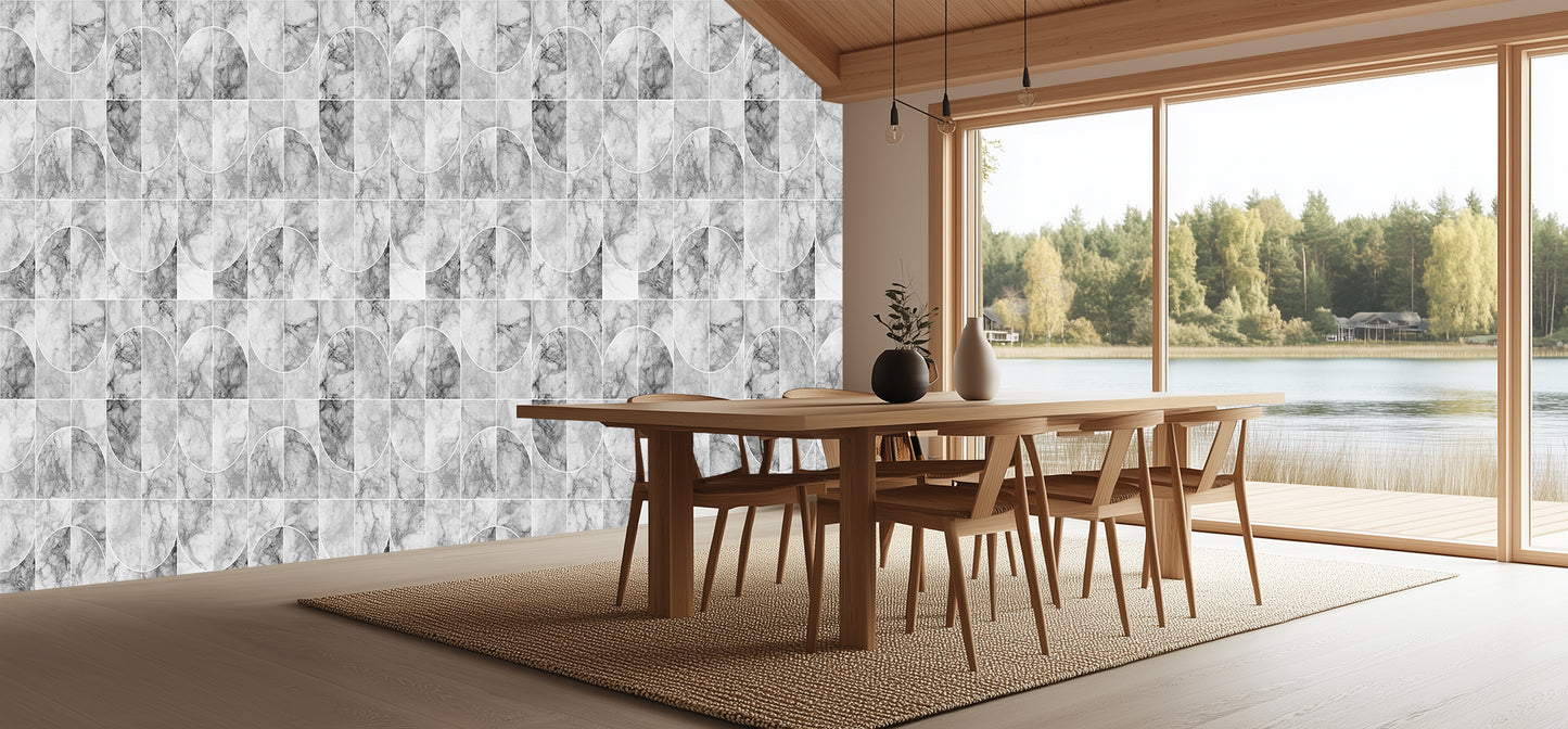 Elegant Marble Arch Design wallpaper mural - XWALLX