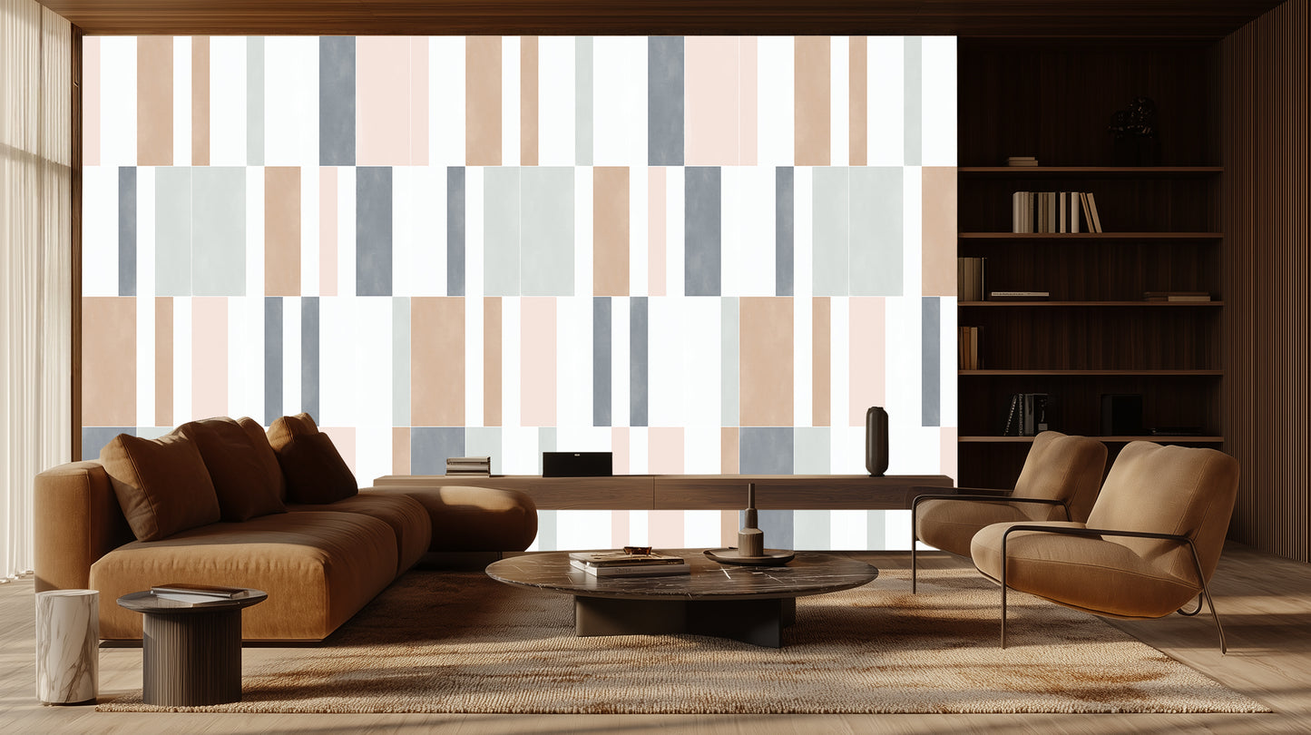 Chic Geometric Panel wall art - XWALLX