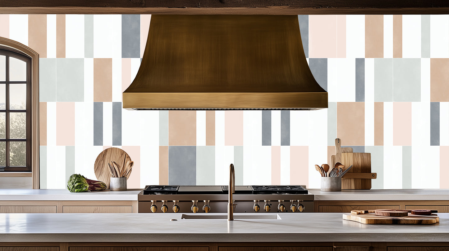 Chic Geometric Panel wall decor - XWALLX