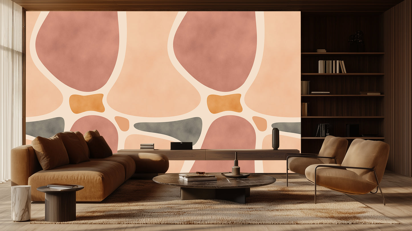 Organic Abstract Forms wall decor - XWALLX