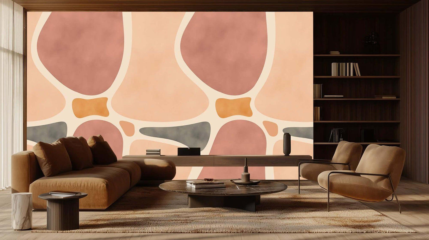 Organic Abstract Forms wall decor - XWALLX