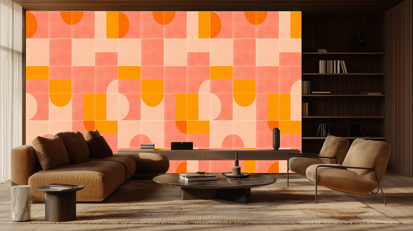 Sunrise Geometric Pattern wall decor - XWALLX