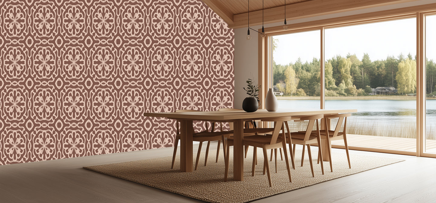 Flowing Quatrefoil Geometric wallpaper - XWALLX