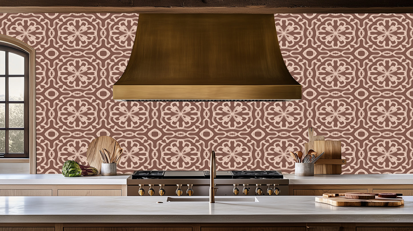 Flowing Quatrefoil Geometric wall art - XWALLX