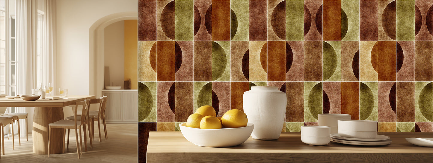 Geometric Earth Arcs wallpaper - XWALLX