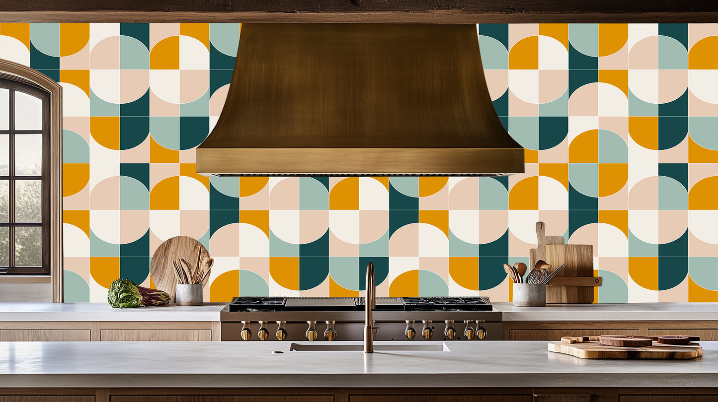 Vibrant Abstract Waves wall art - XWALLX