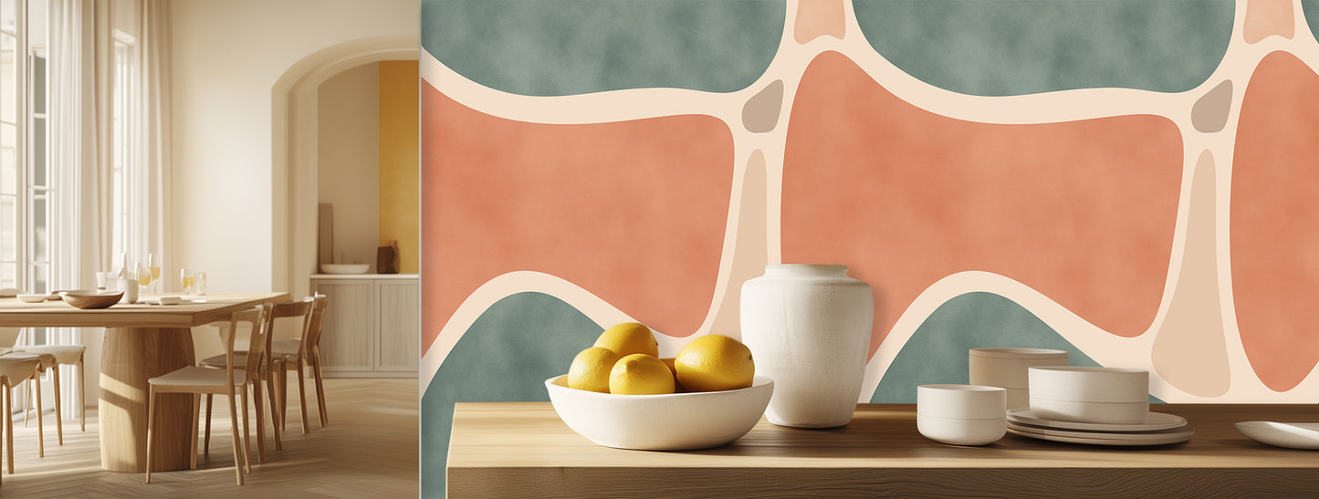 Organic Shapes Abstract wallpaper - XWALLX