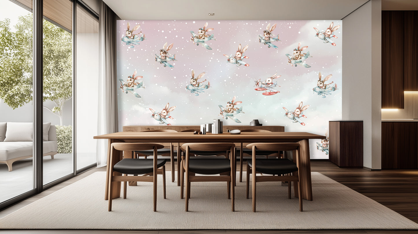 Whimsical Bunny Aviators wallpaper - XWALLX