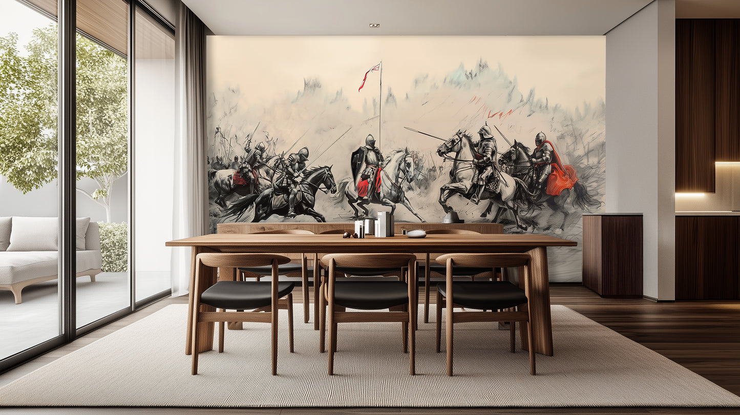 Epic Medieval Knights wall art - XWALLX