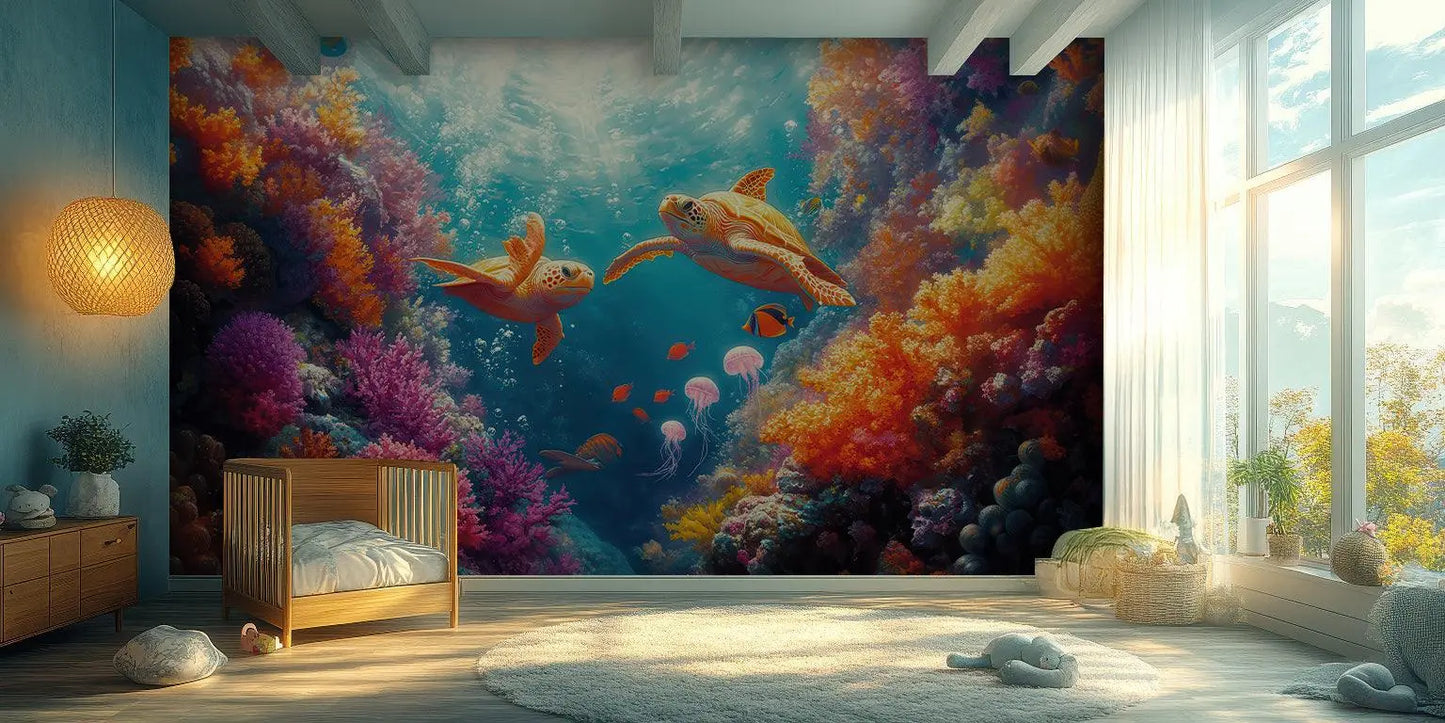 Enchanting Sea Turtle wallpaper - XWALLX