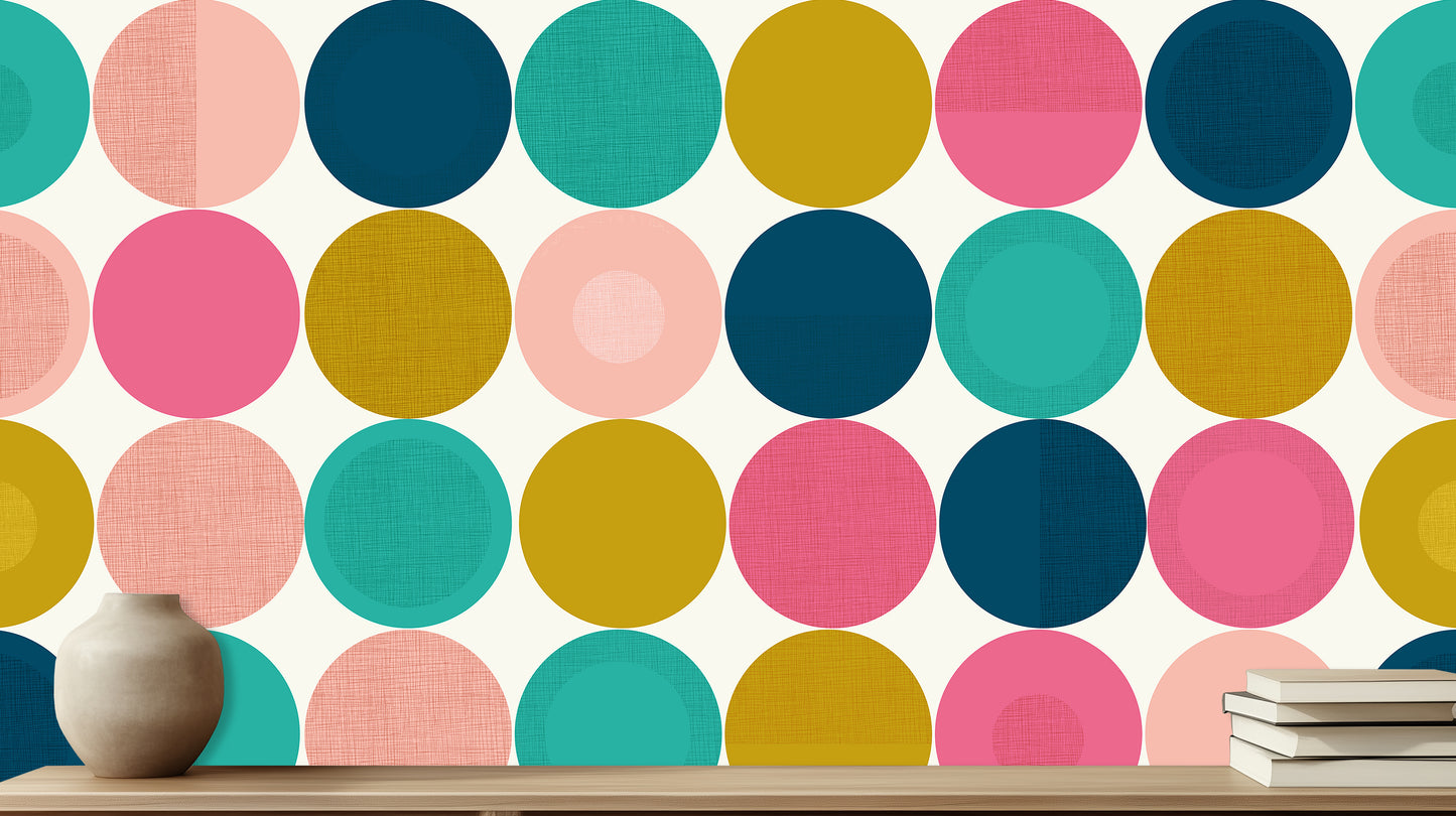 Vibrant Circular Patterns wall art - XWALLX