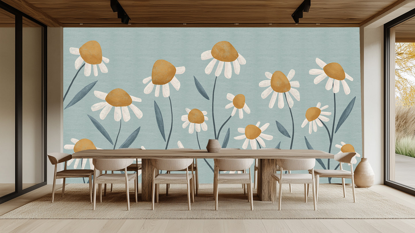 Whimsical Daisy Flower wallpaper - XWALLX