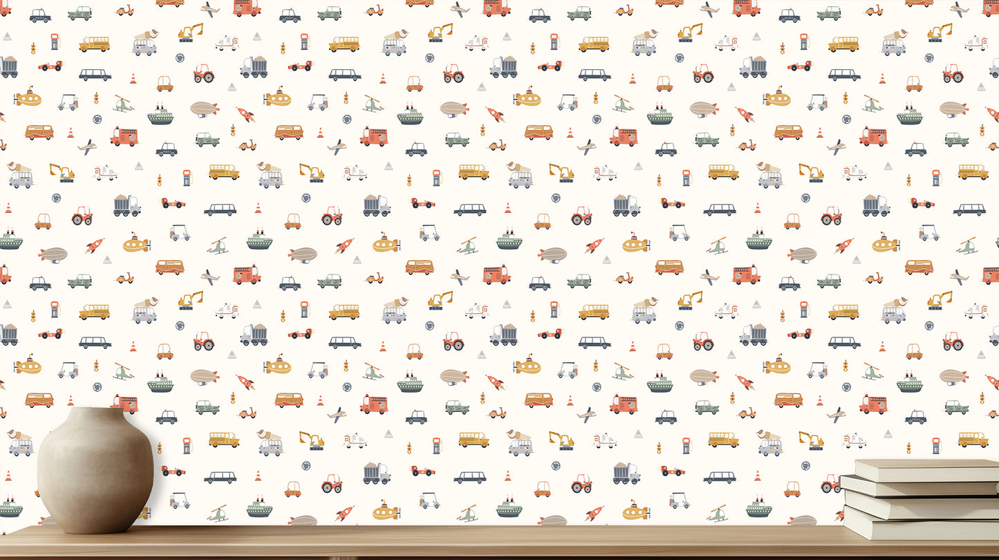Whimsical Vehicles Adventure wall art - XWALLX