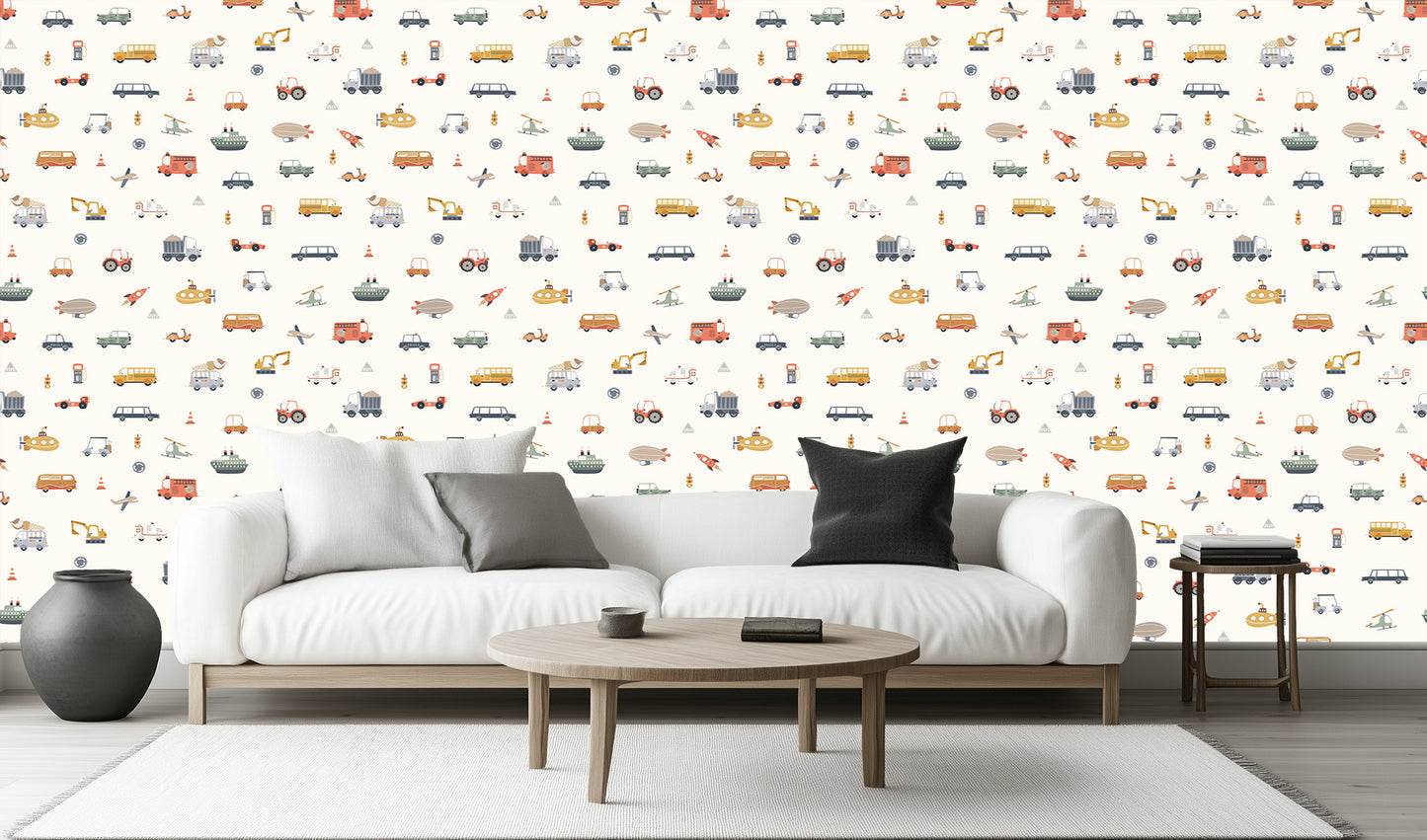 Whimsical Vehicles Adventure wall decor - XWALLX