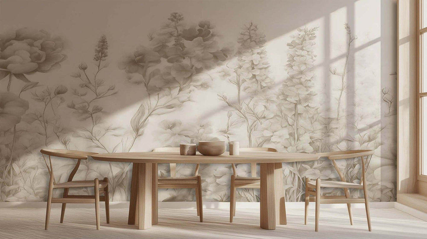 Muted Botanical Serenity wall art - XWALLX