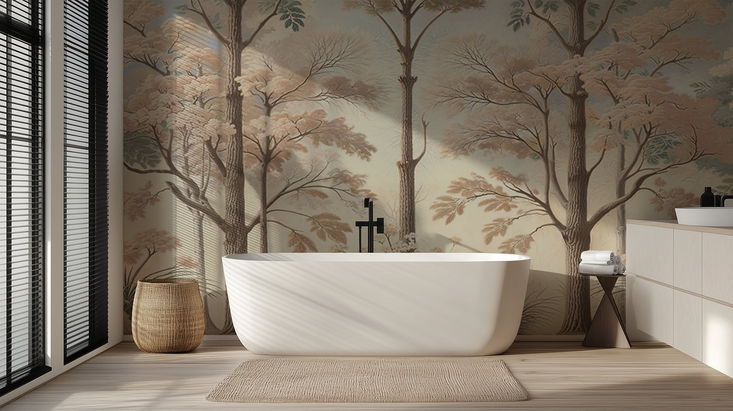 Ethereal Forest Canopy wallpaper mural - XWALLX