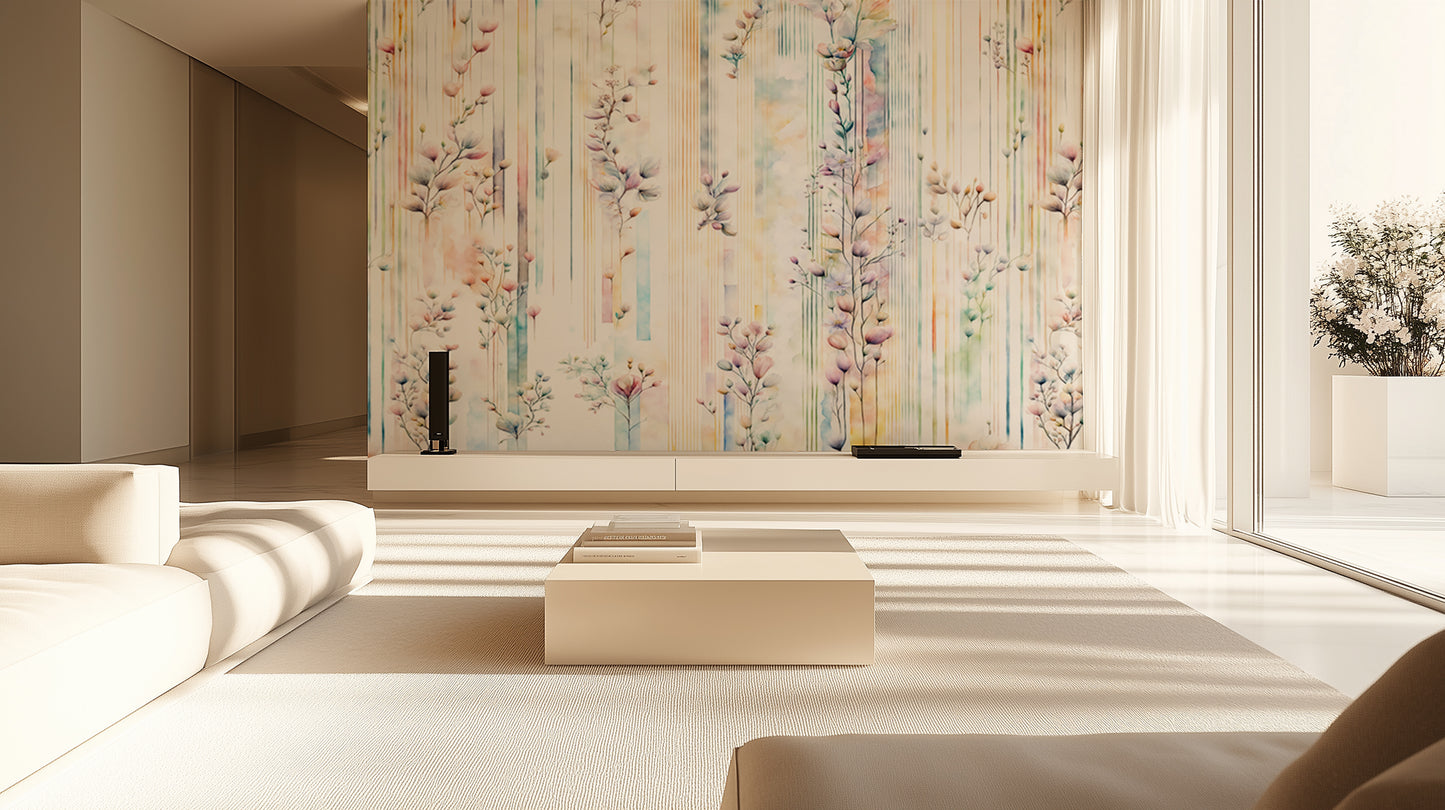 Watercolor Bloom Branches wallpaper - XWALLX