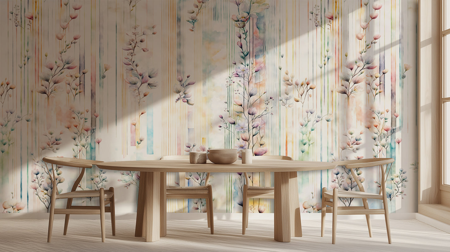 Watercolor Bloom Branches wall art - XWALLX