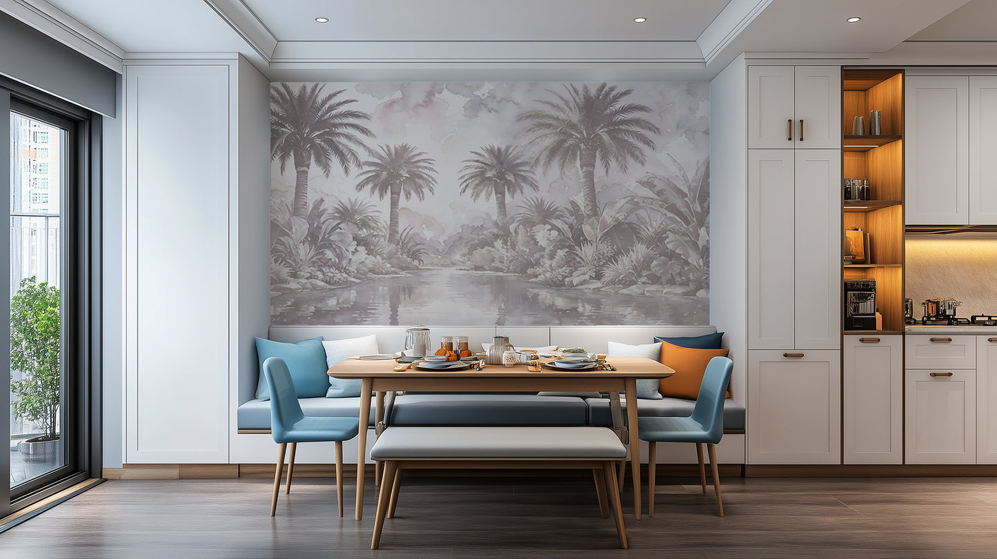 Tropical Palm Oasis wall decor - XWALLX