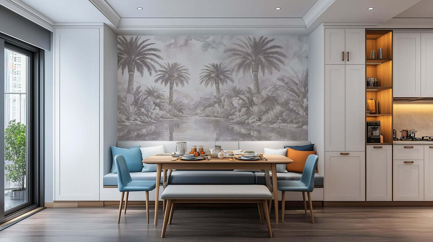 Tropical Palm Oasis wall decor - XWALLX
