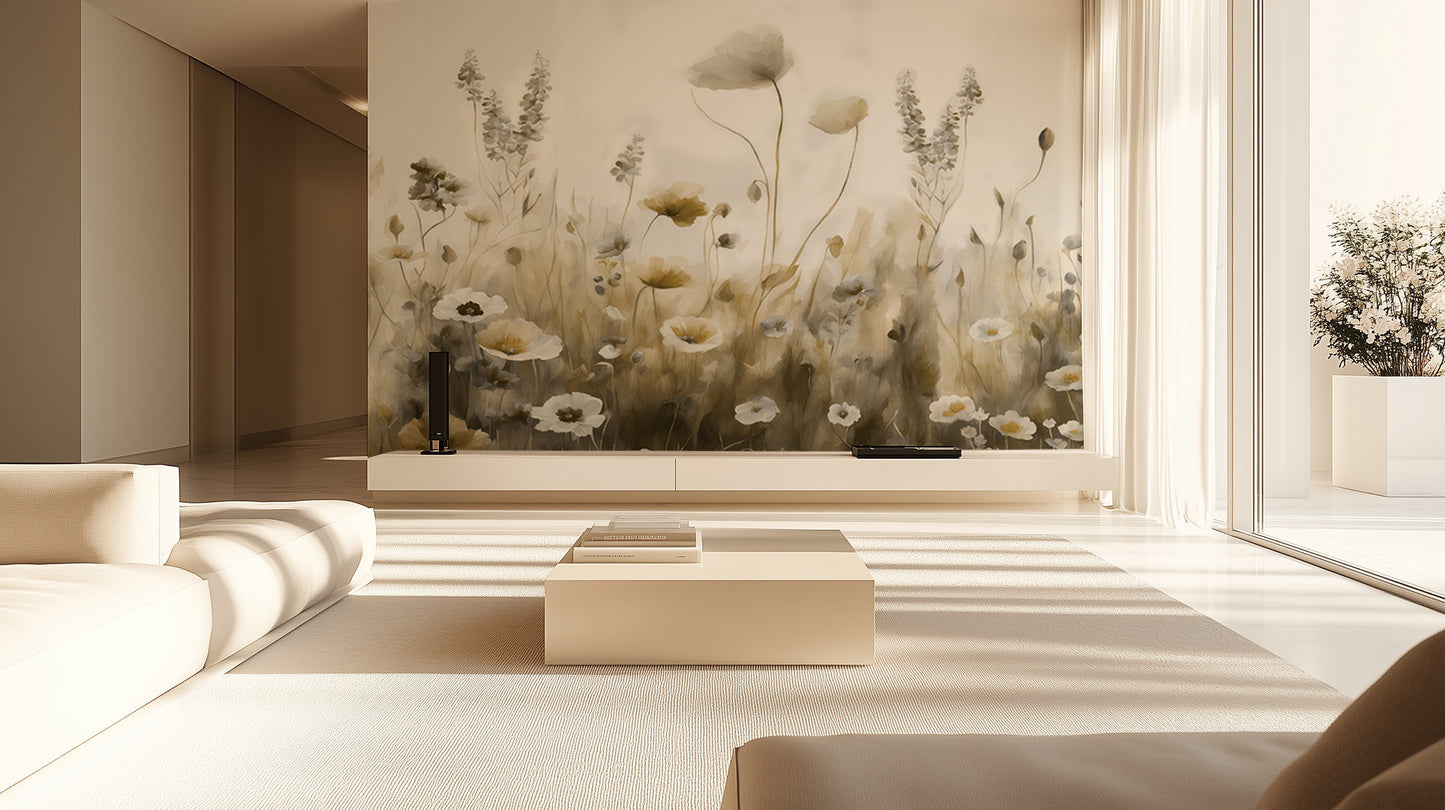 Whimsical Floral Meadow wall art - XWALLX