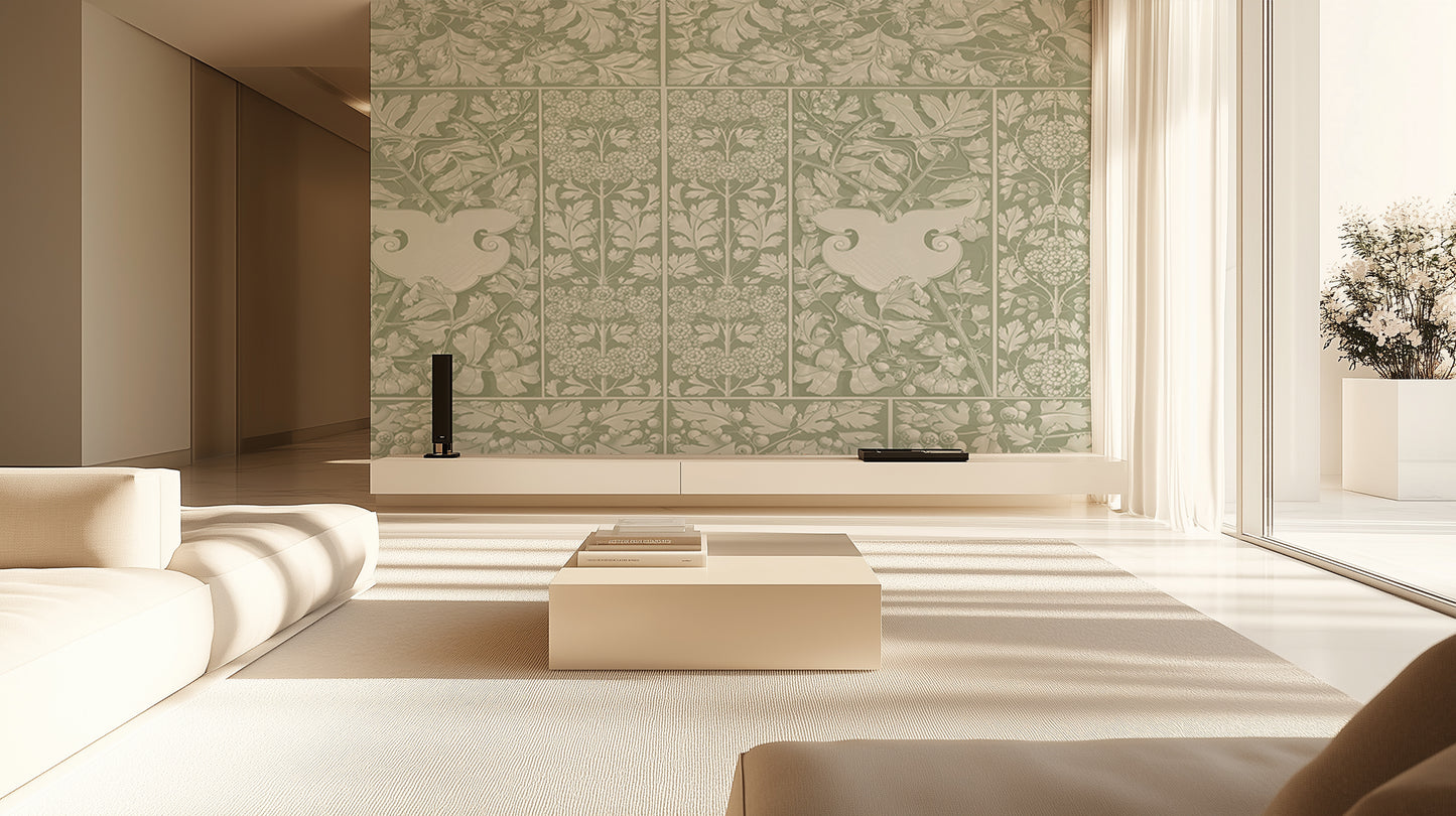 Serene Floral Pattern wall decor - XWALLX