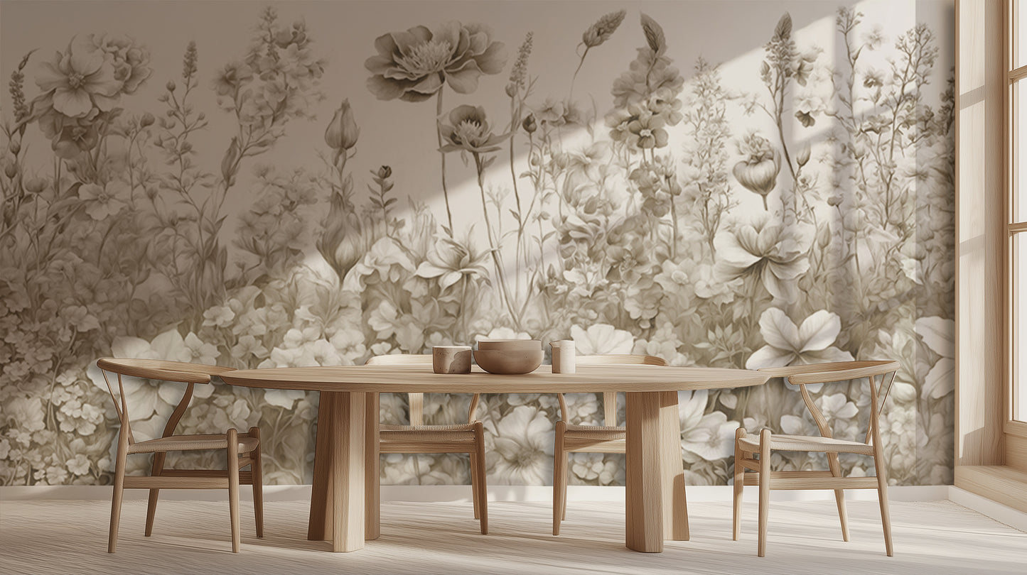 Ethereal Floral Garden wallpaper - XWALLX