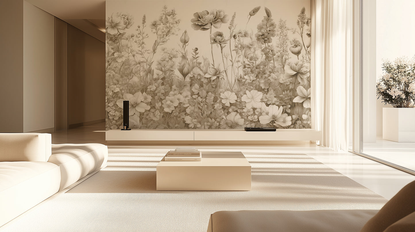 Ethereal Floral Garden wall art - XWALLX