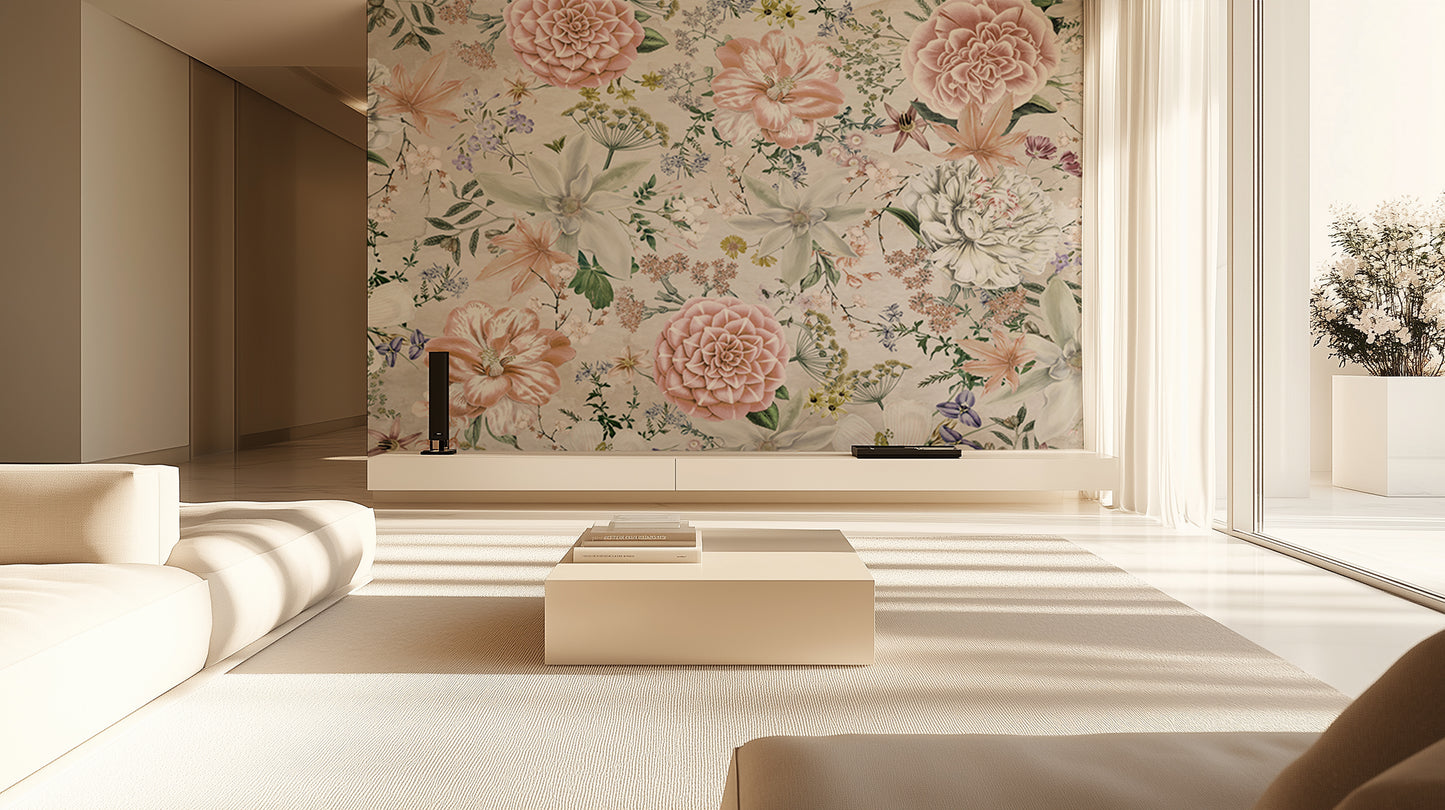 Blooming Floral Elegance wall decor - XWALLX