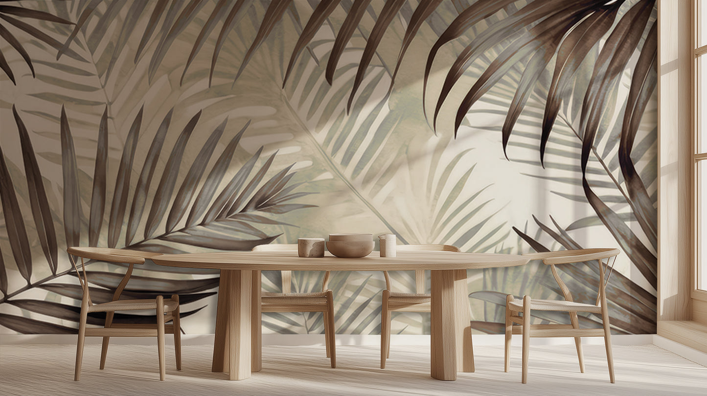 Tropical Leaf Serenity wallpaper - XWALLX