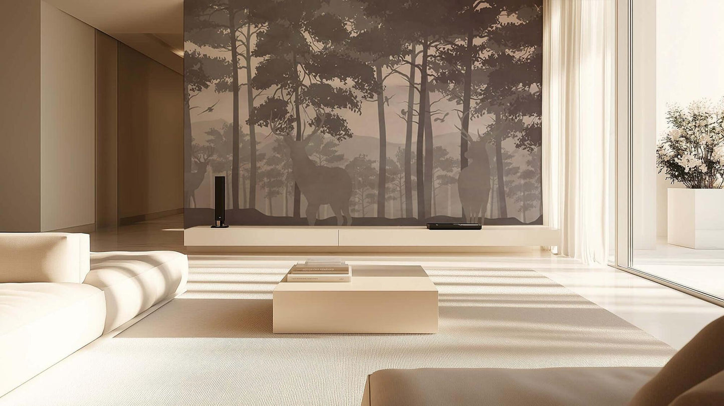 Whimsical Forest Silhouette wall decor - XWALLX