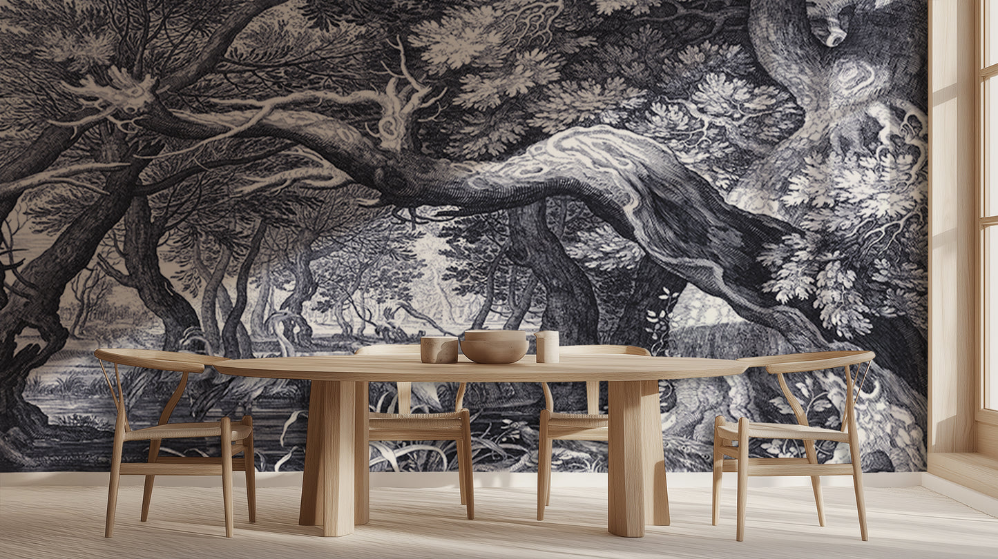 Majestic Tree Landscape wall art - XWALLX