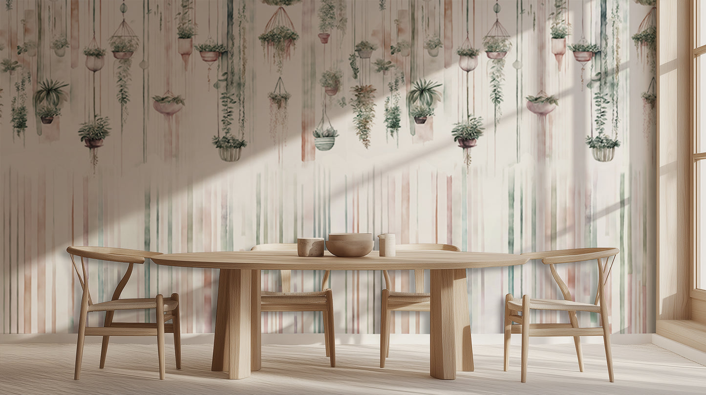 Hanging Botanical Watercolor wall art - XWALLX