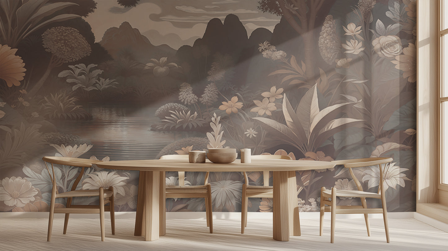 Lush Pond Botanical wall art - XWALLX