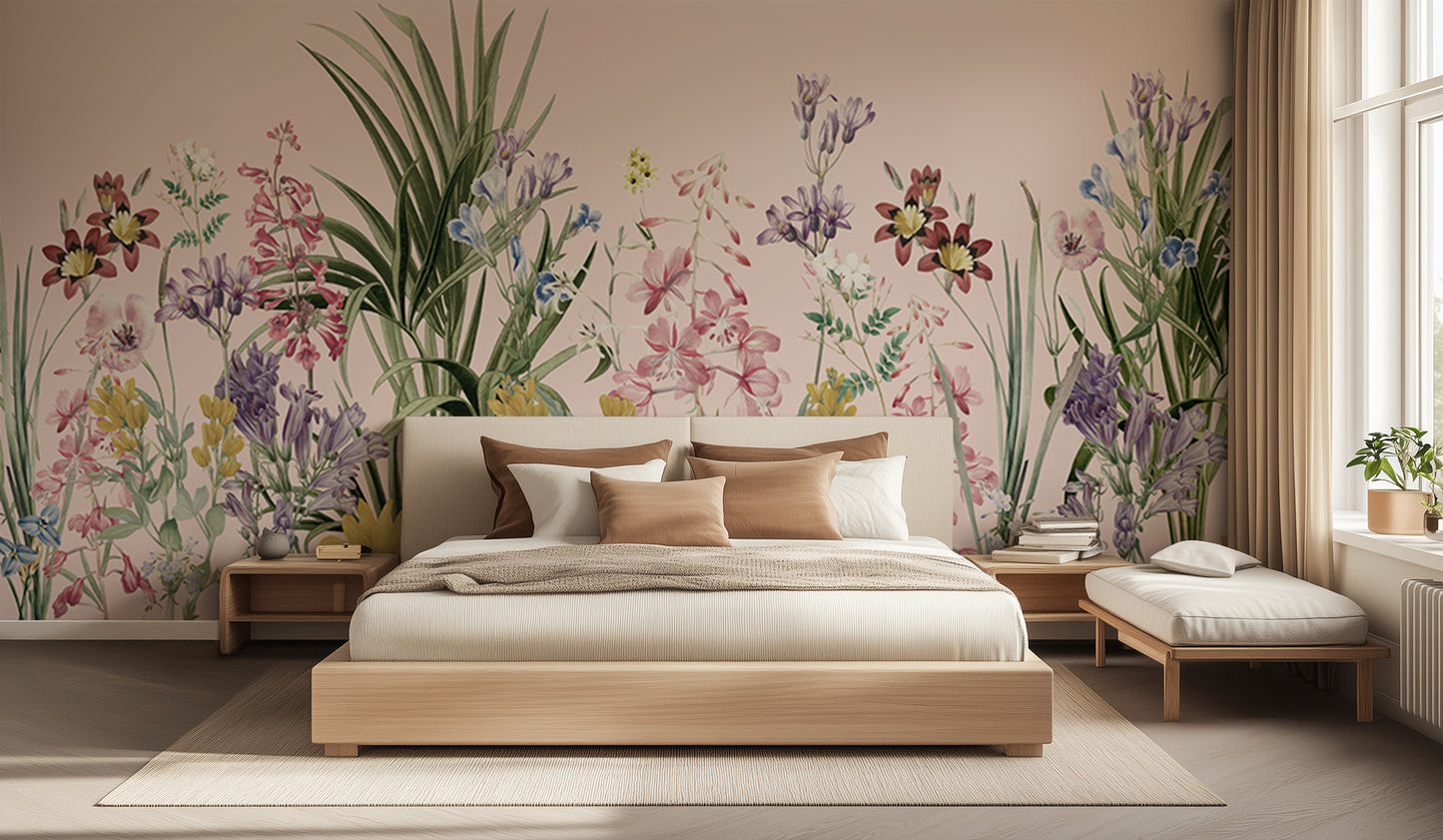 Vibrant Floral Garden wallpaper - XWALLX