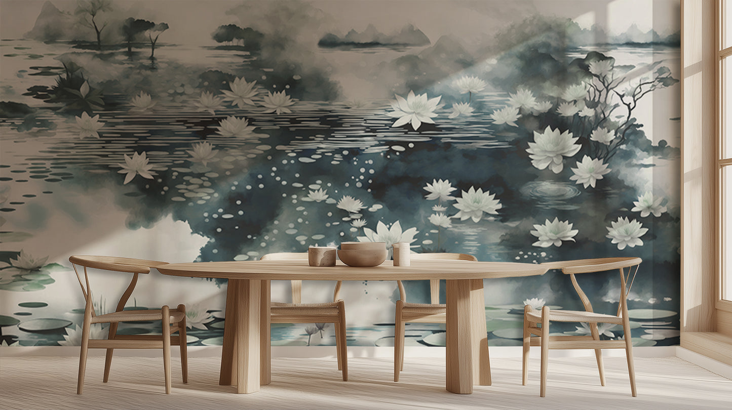 Serene Water Lilies wall art - XWALLX