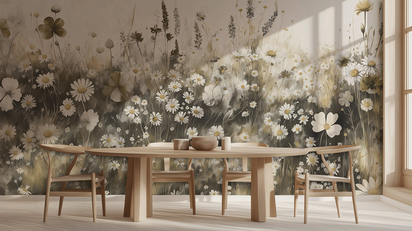 Serene Floral Meadow wallpaper - XWALLX
