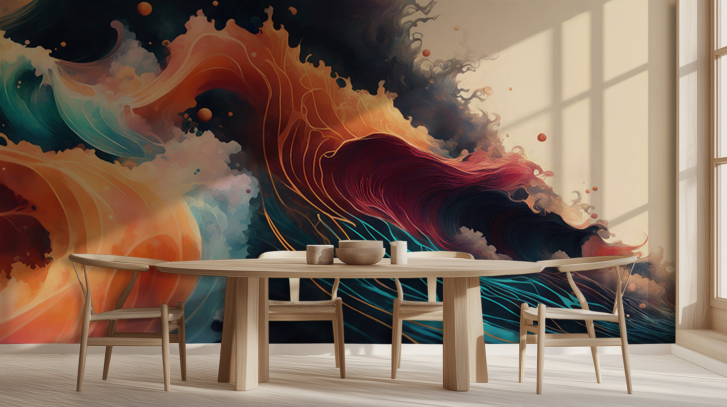 Ethereal Wave Fluidity wallpaper - XWALLX