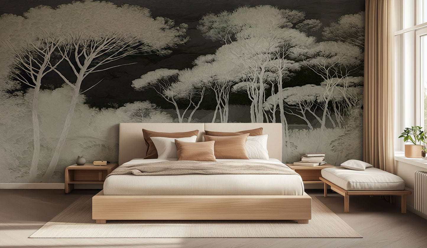 Whimsical Forest wallpaper mural - XWALLX